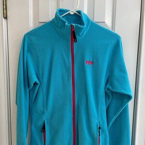 Helly Hanson Women's Fleece Jacket - Size Large - Aqua Blue